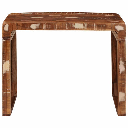 Tavolino 60 x 35 x 45 cm legno massello di riciclo