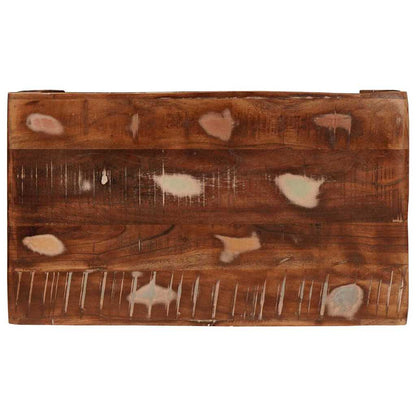 Tavolino 60 x 35 x 45 cm legno massello di riciclo
