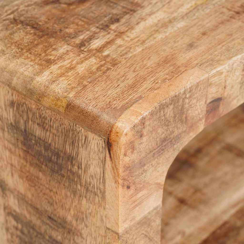 Comodini 45 x 30 x 24 cm legno massello di mango