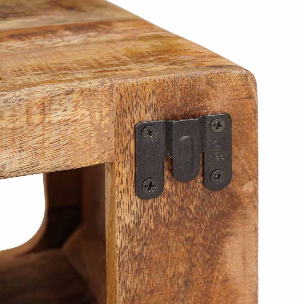 Comodini 45 x 30 x 24 cm legno massello di mango