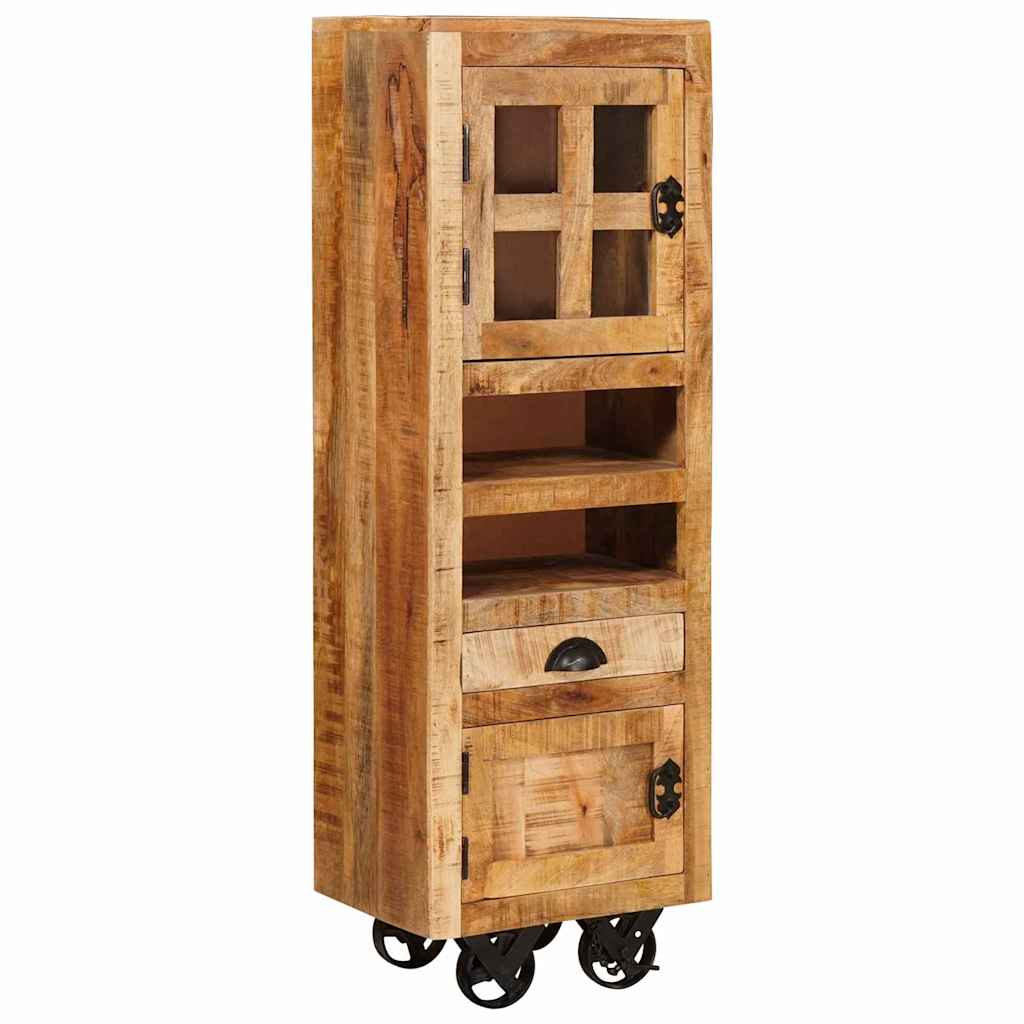 Credenza Marrone 40 x 30 x 120.5 cm legno massello di mango