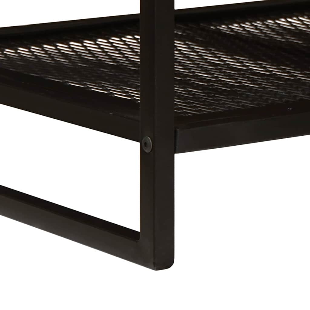 Tavolino da salotto Marrone e Nero Legno di mango massello | homemem39