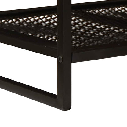 Tavolino da salotto Marrone e Nero Legno di mango massello | homemem39