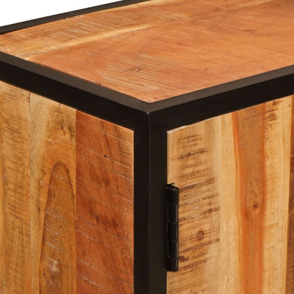 Credenza Beta Naturale 70 x 30 x 75 cm Legno di Acacia Massello