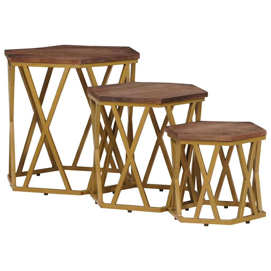 Tavolini da salotto Marrone 55 x 55 x 50 cm | homemem39