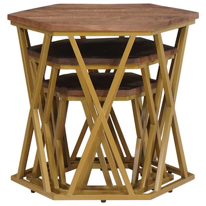 Tavolini da salotto Marrone 55 x 55 x 50 cm | homemem39