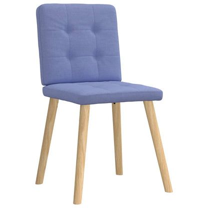 Sedie da Pranzo 2 pz Blu Jeans in Tessuto | homemem39