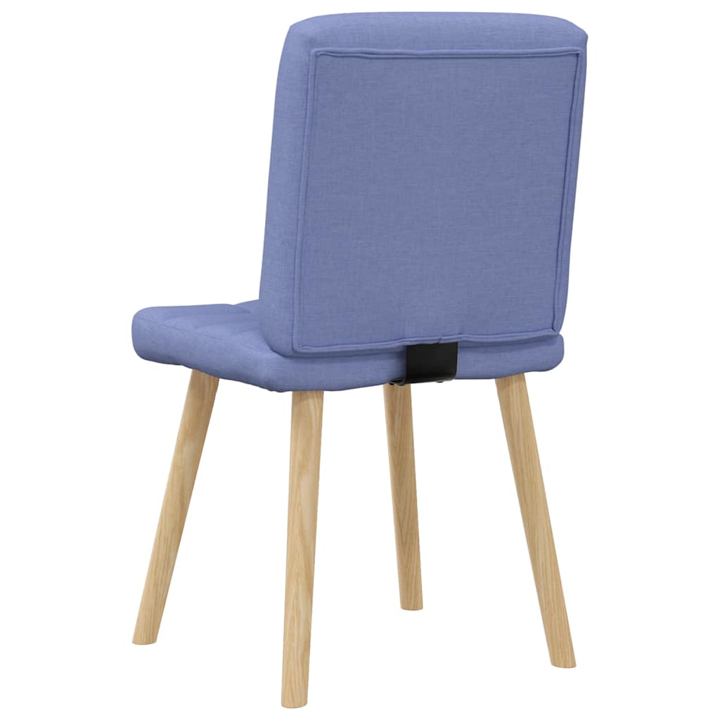 Sedie da Pranzo 2 pz Blu Jeans in Tessuto | homemem39