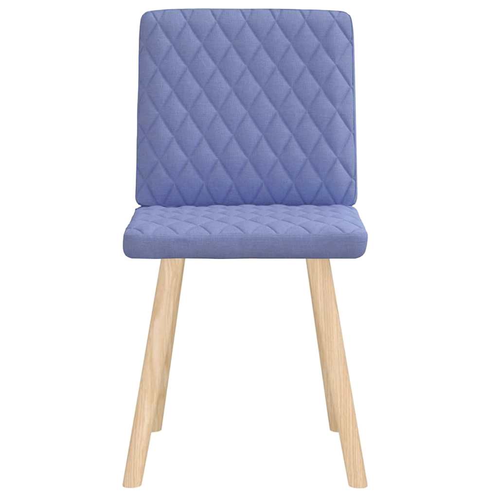 Sedie da Pranzo 2 pz Blu Jeans in Tessuto | homemem39