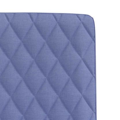 Sedie da Pranzo 2 pz Blu Jeans in Tessuto | homemem39