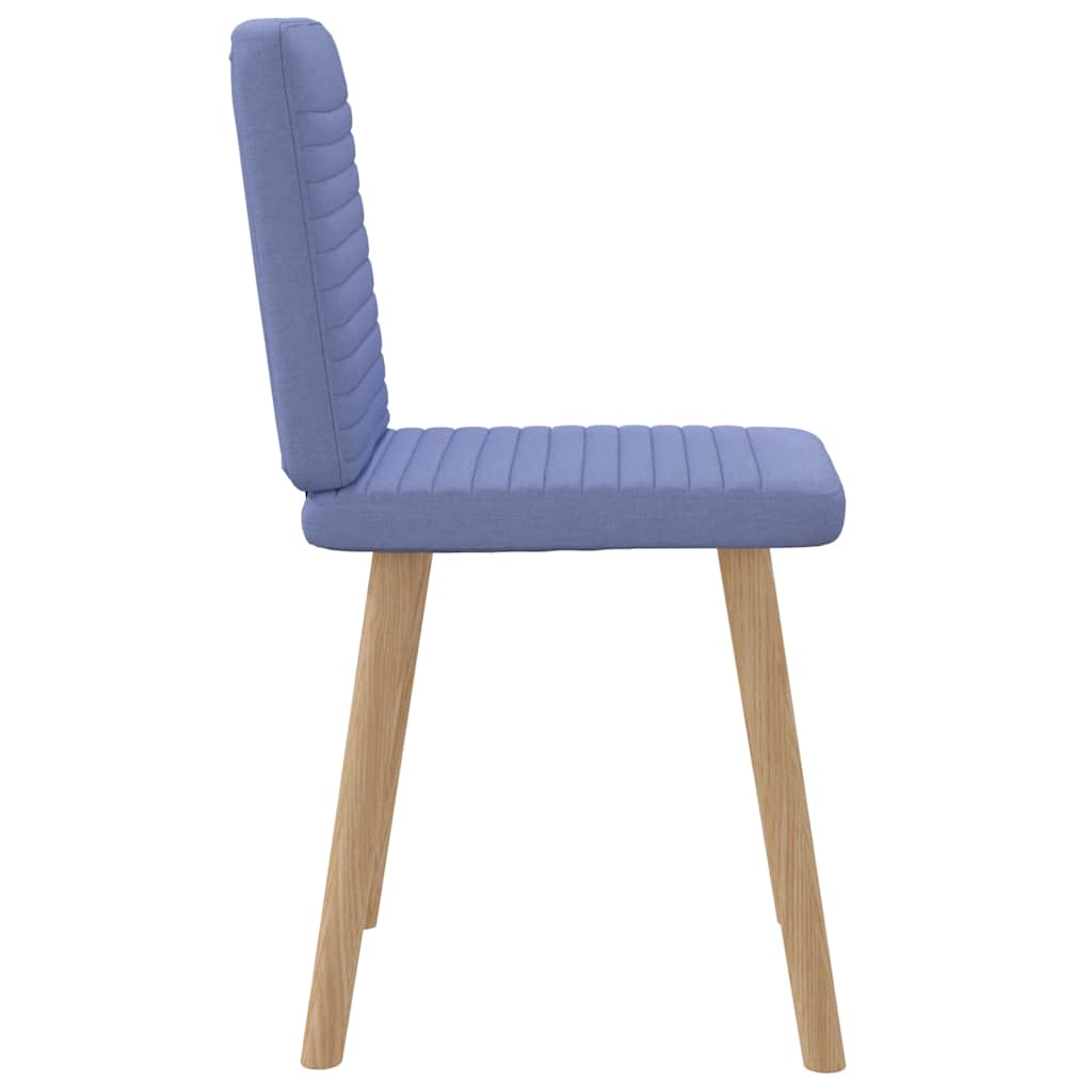 Sedie da Pranzo 2 pz Blu Jeans in Tessuto | homemem39