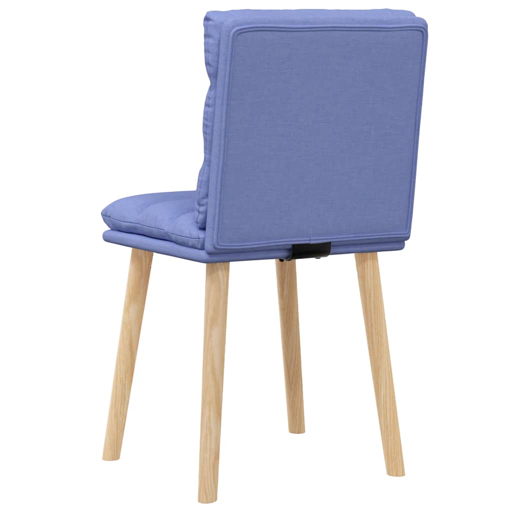 Sedie da Pranzo 2 pz Blu Jeans in Tessuto | homemem39