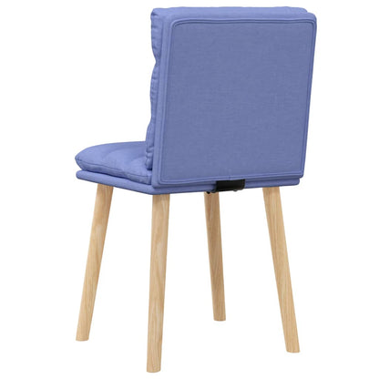 Sedie da Pranzo 2 pz Blu Jeans in Tessuto | homemem39