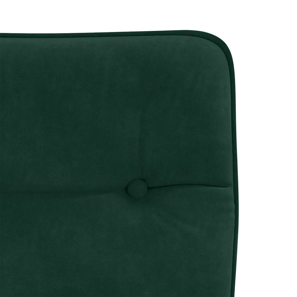 Sedie da Pranzo 2 pz Verde Scuro in Velluto | homemem39