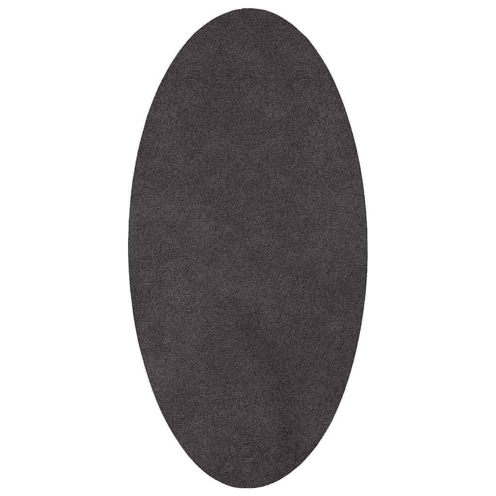 Tappeto HUARTE Antracite 100 x 200 cm Poliestere