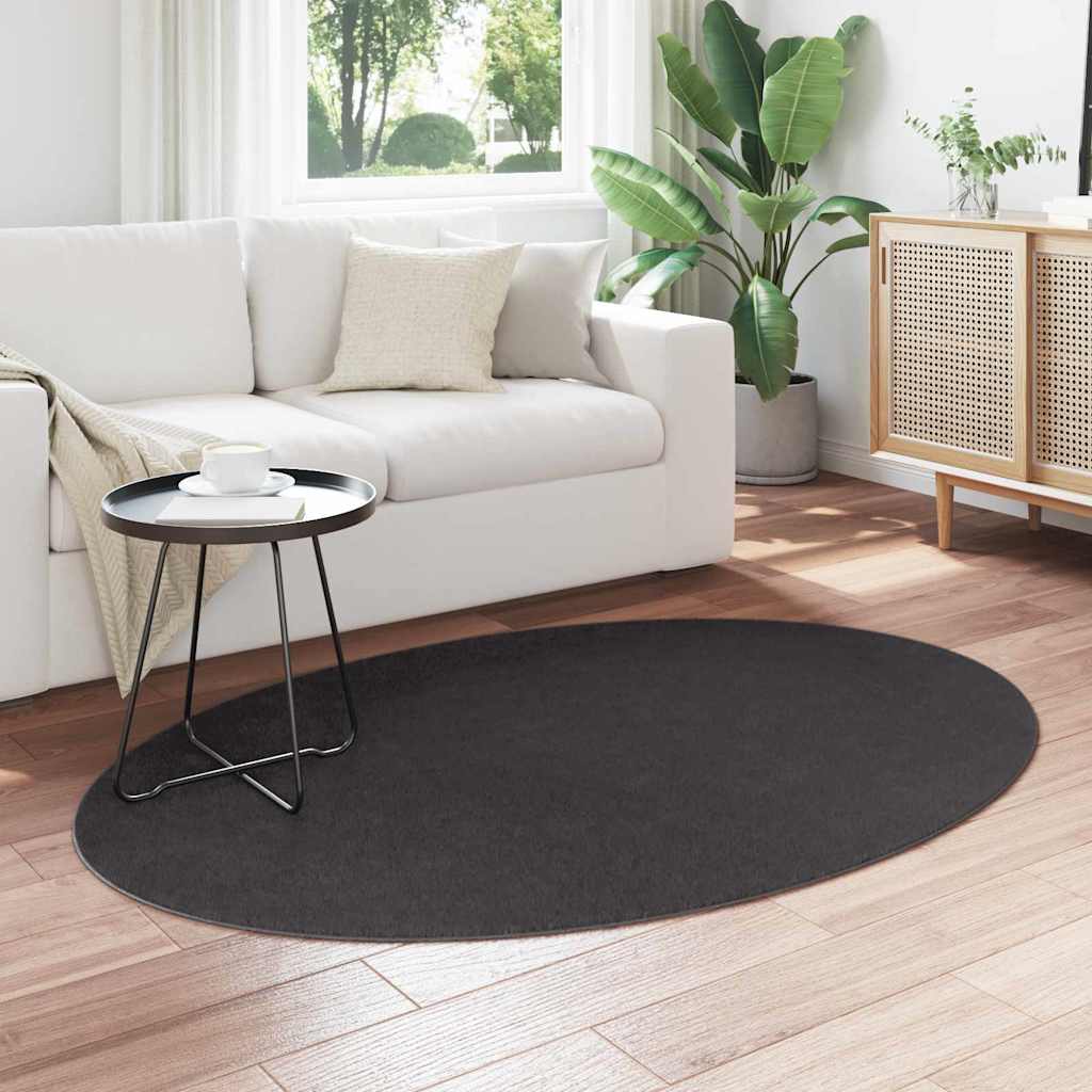 Tappeto HUARTE Antracite 120 x 170 cm Poliestere