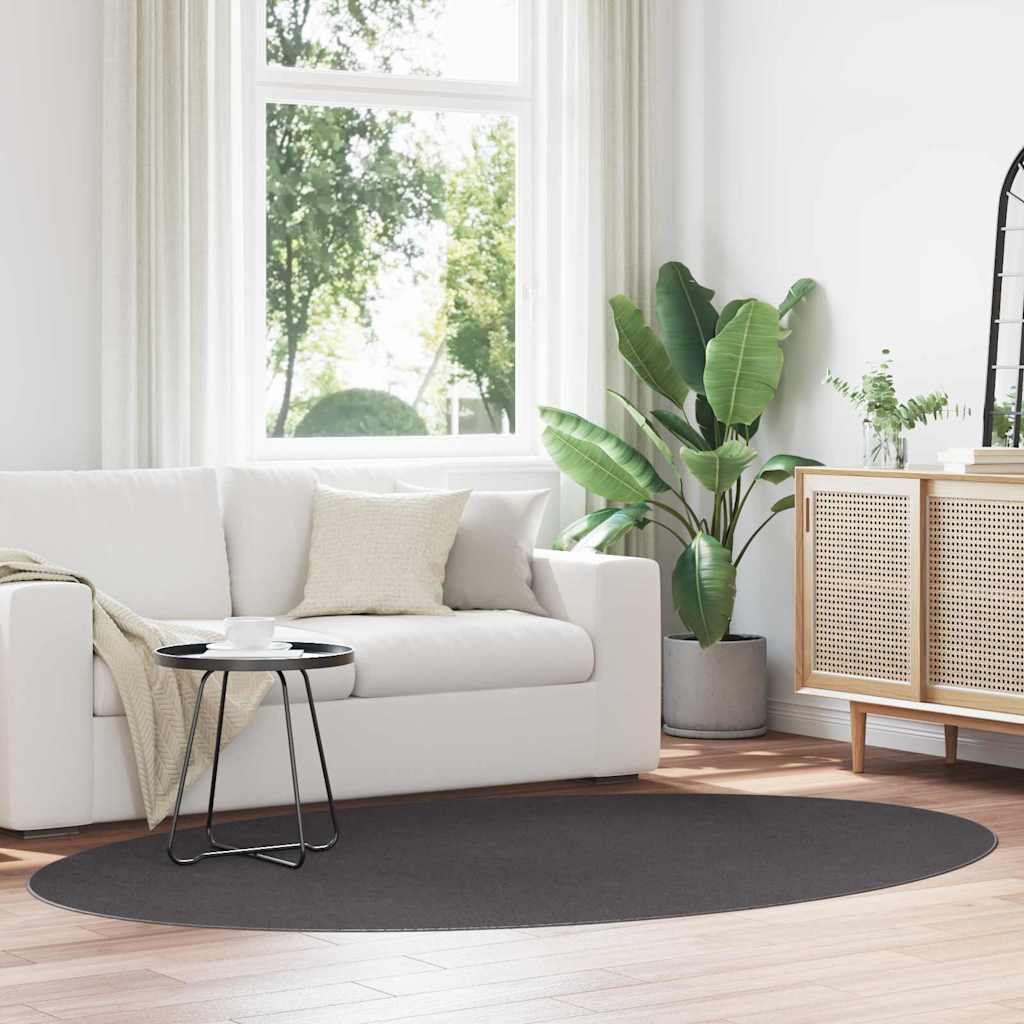 Tappeto HUARTE Antracite 160 x 230 cm Poliestere