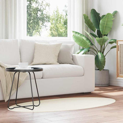 Tappeti per area Ovale HUARTE Crema 80 x 150 cm 100% Poliestere