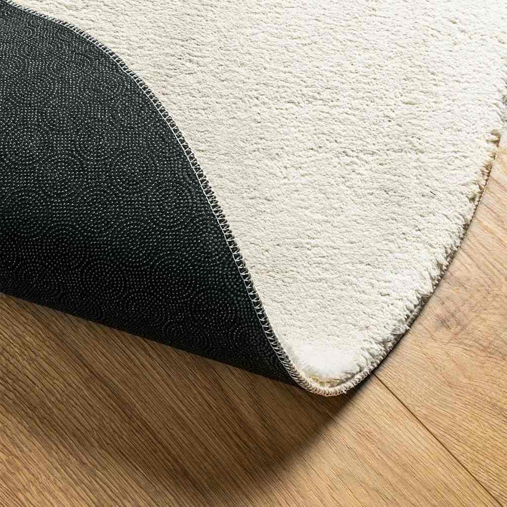 Tappeti per area Ovale HUARTE Crema 140 x 200 cm | homemem39