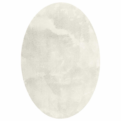 Tappeti per area Ovale HUARTE Crema 140 x 200 cm | homemem39