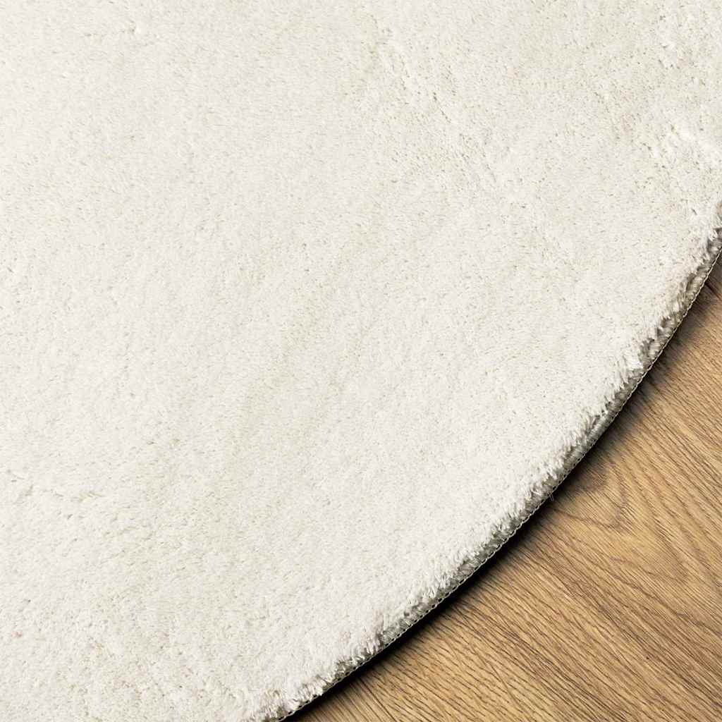 Tappeti per area Ovale HUARTE Crema 160 x 230 cm | homemem39