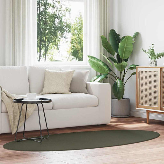 Tappeto HUARTE Verde foresta 100 x 200 cm Poliestere