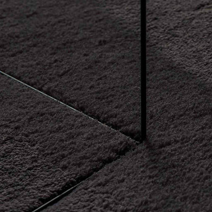 Tappeto HUARTE Nero 80 x 150 cm 100% Poliestere | homemem39