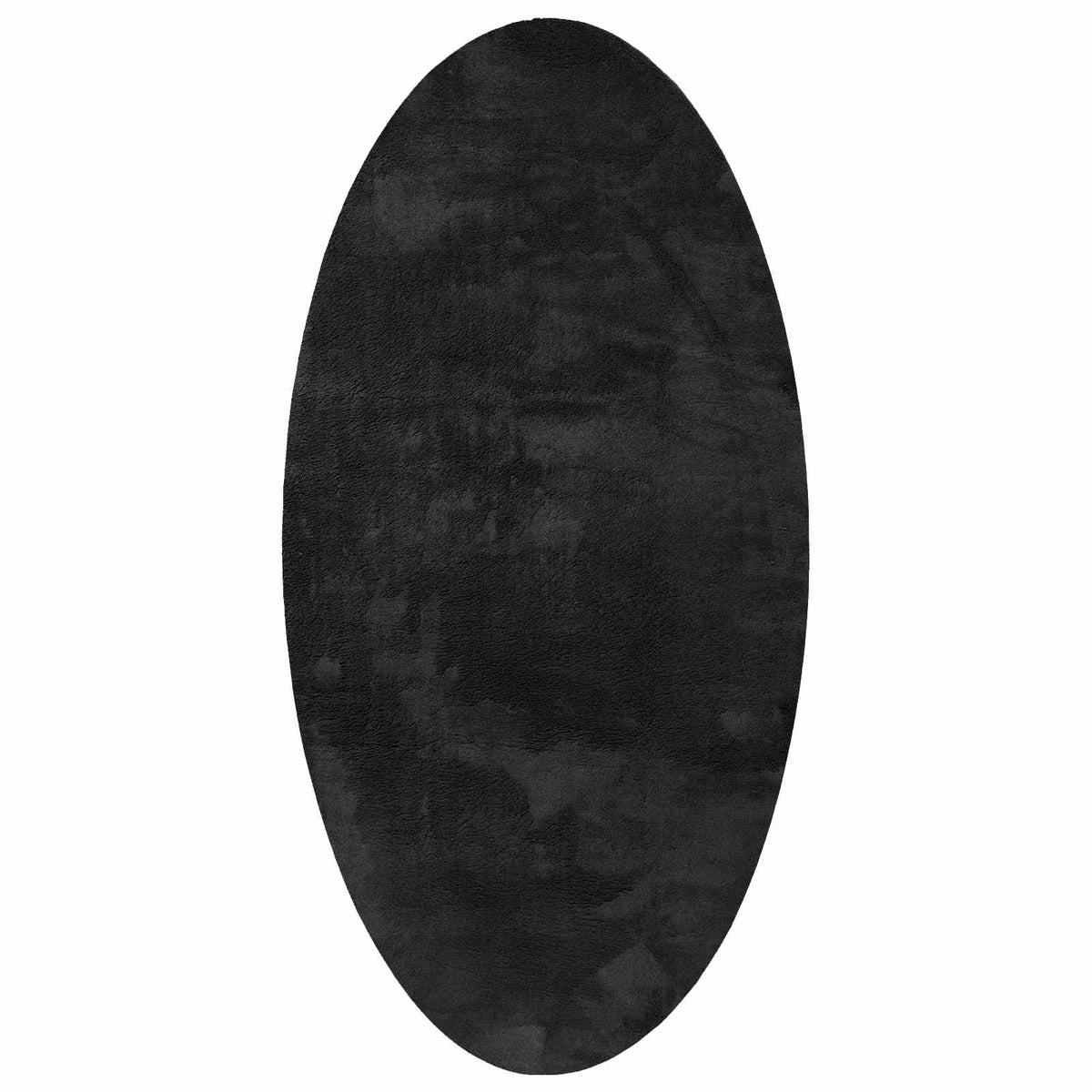 Tappeto HUARTE Nero 80 x 150 cm 100% Poliestere | homemem39