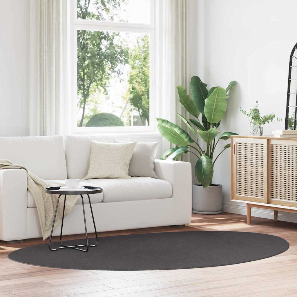 Tappeto HUARTE Antracite 160 x 230 cm Poliestere