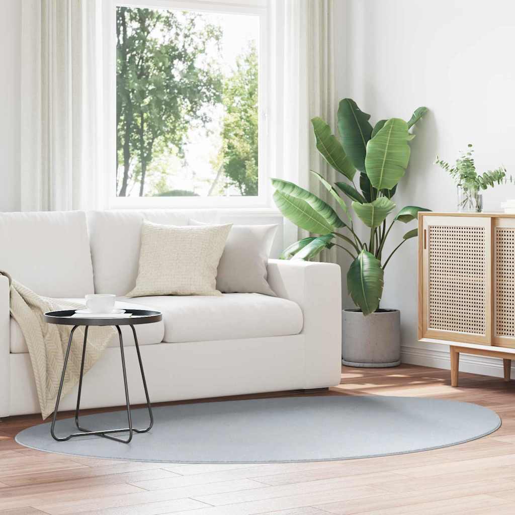 Tappeto HUARTE Grigio 140 x 200 cm Poliestere