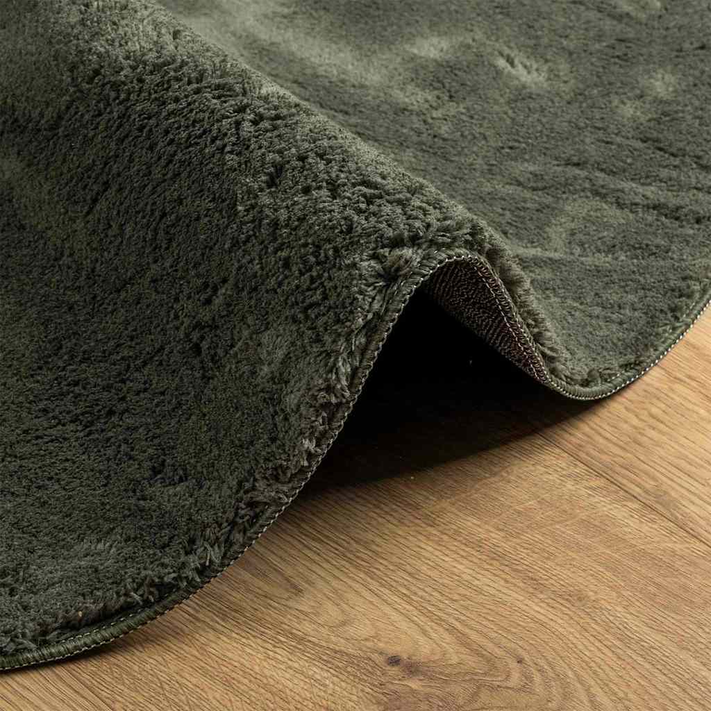 Tappeto HUARTE Verde foresta 100 x 200 cm Poliestere