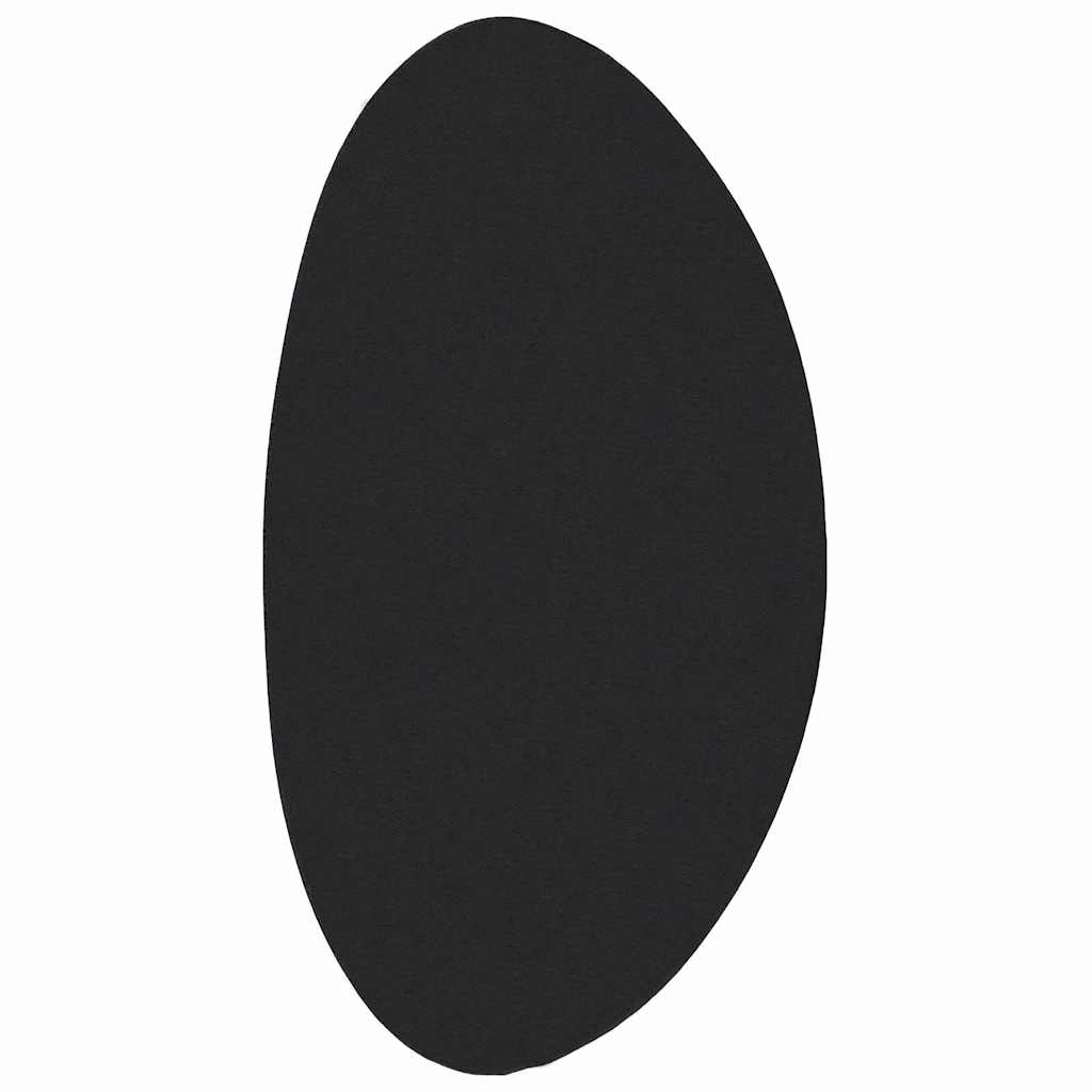 Tappeto HUARTE Nero 80 x 150 cm Poliestere