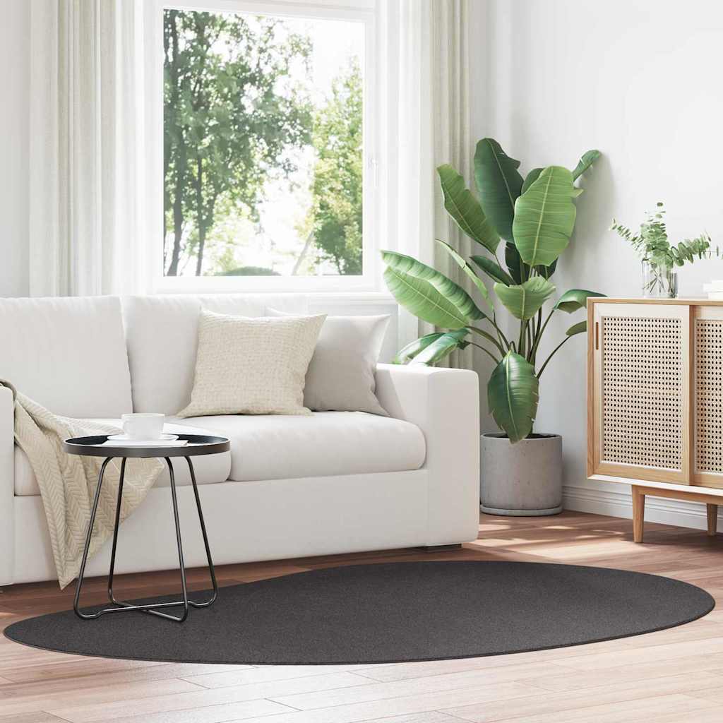 Tappeto Antracite 140 x 200 cm Poliestere