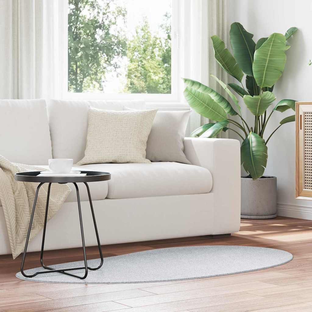 Tappeto Grigio 80 x 150 cm Poliestere