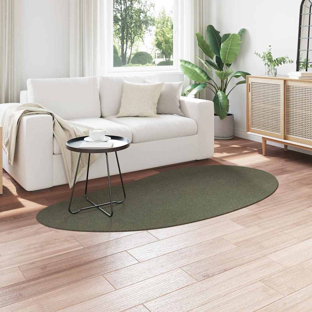 Tappeto Verde foresta 100 x 200 cm Poliestere