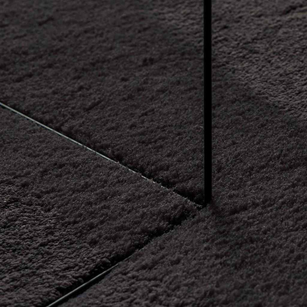 Tappeto Nero 80 x 150 cm Poliestere