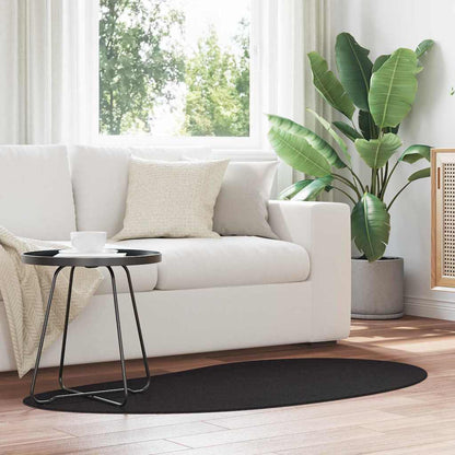 Tappeto Nero 80 x 150 cm Poliestere