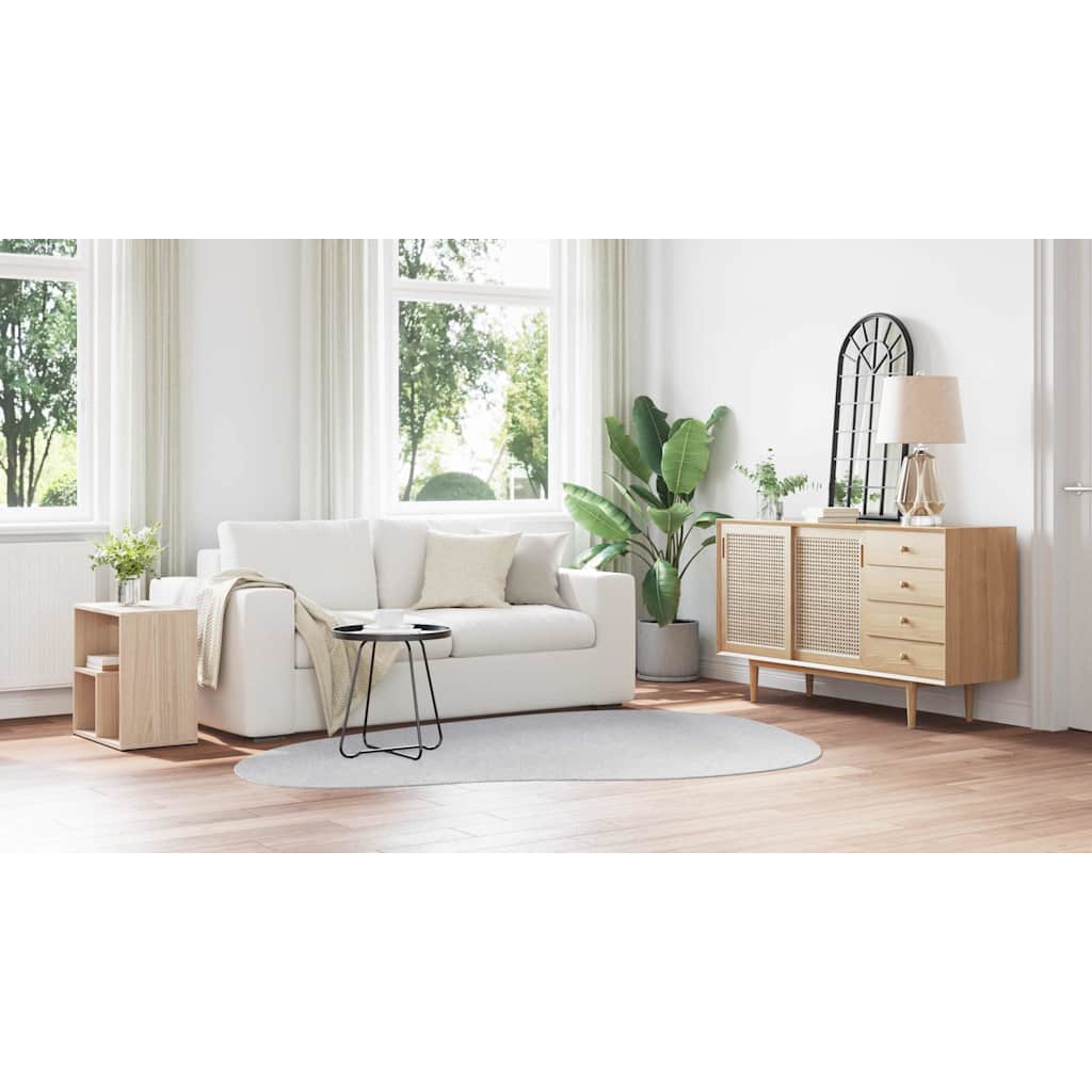 Tappeto HUARTE Grigio 160 x 230 cm Poliestere