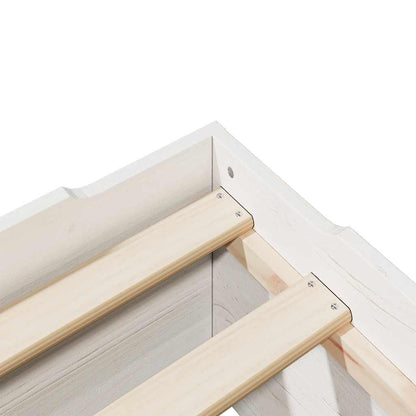 Giroletto senza Materasso Impilabile Bianco 90x190 cm Legno | homemem39