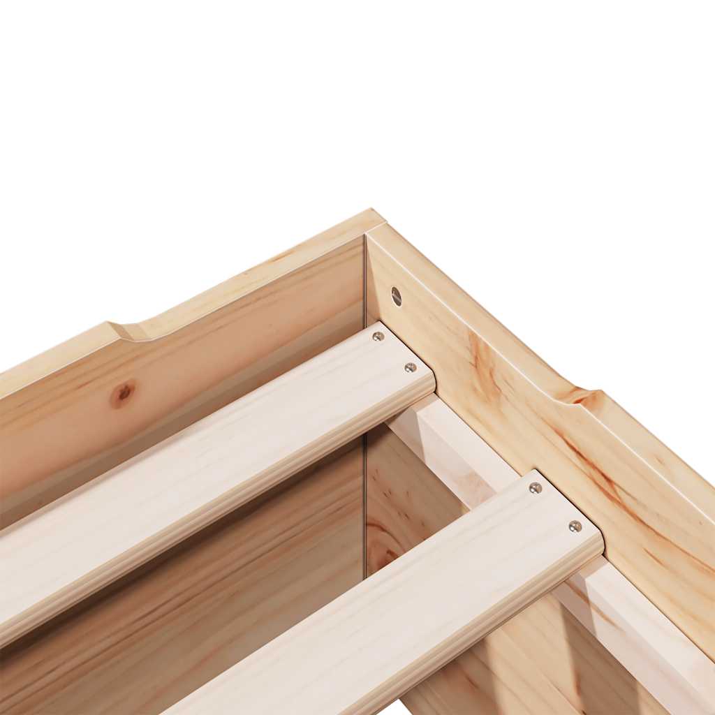 Giroletto senza Materasso Impilabile 75x190 cm Legno Massello | homemem39