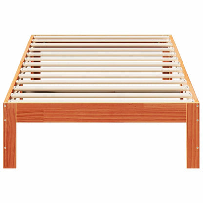 Letto senza Materasso Marrone Cera 80x200 cm Legno di Pino - homemem39
