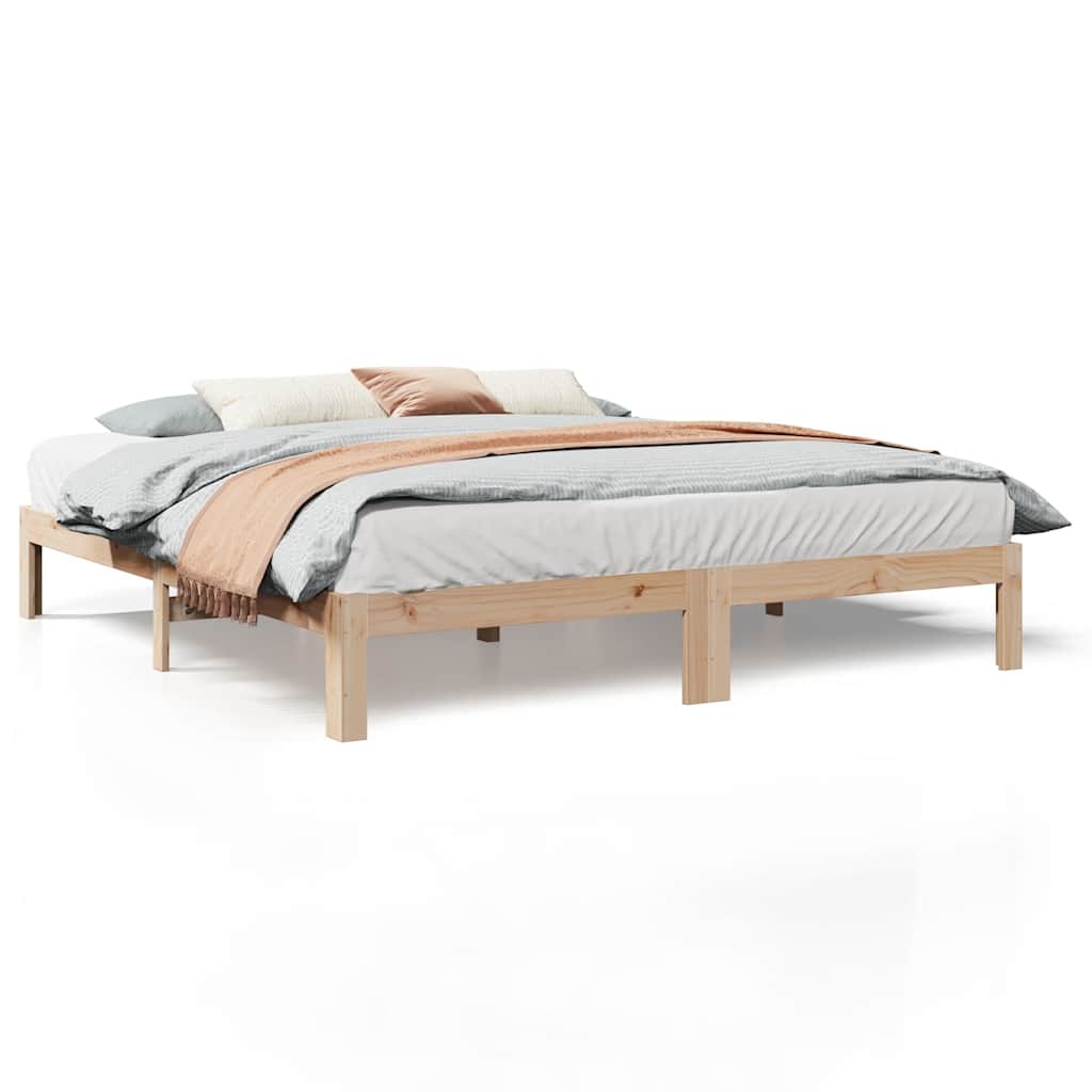 Giroletto senza Materasso 160x200 cm in Legno Massello di Pino | homemem39