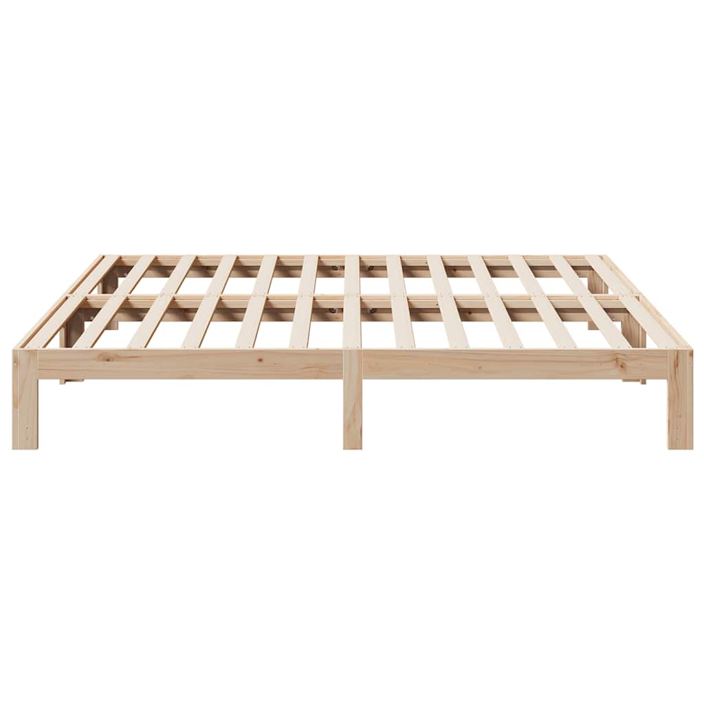 Giroletto senza Materasso 160x200 cm in Legno Massello di Pino | homemem39