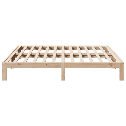 Giroletto senza Materasso 160x200 cm in Legno Massello di Pino | homemem39
