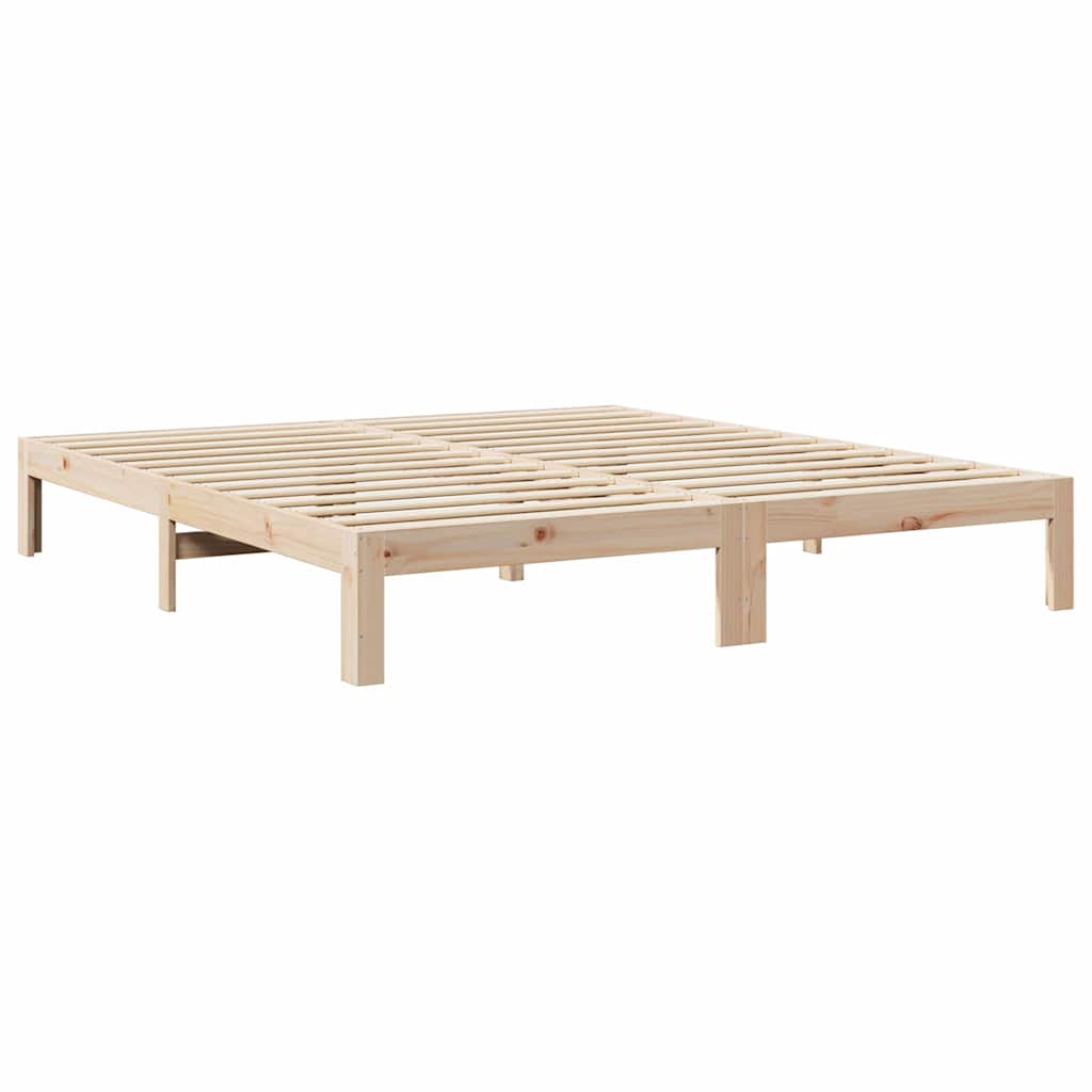 Giroletto senza Materasso 160x200 cm in Legno Massello di Pino | homemem39