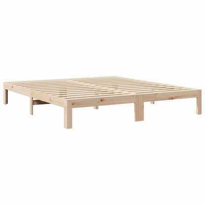 Giroletto senza Materasso 160x200 cm in Legno Massello di Pino | homemem39