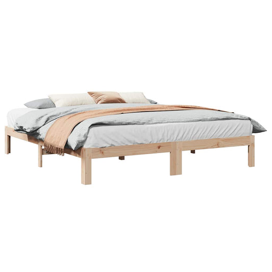 Giroletto senza Materasso 160x200 cm in Legno Massello di Pino | homemem39