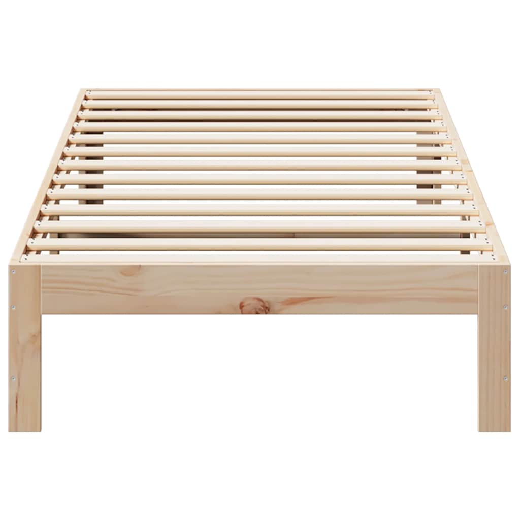 Giroletto senza Materasso 90x200 cm in Legno Massello di Pino | homemem39