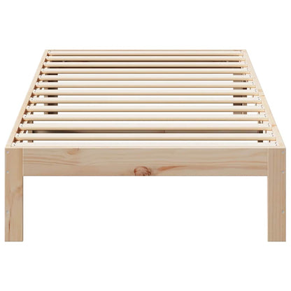 Giroletto senza Materasso 90x200 cm in Legno Massello di Pino | homemem39