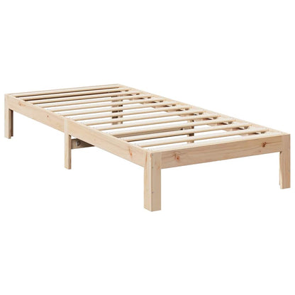 Giroletto senza Materasso 90x200 cm in Legno Massello di Pino | homemem39